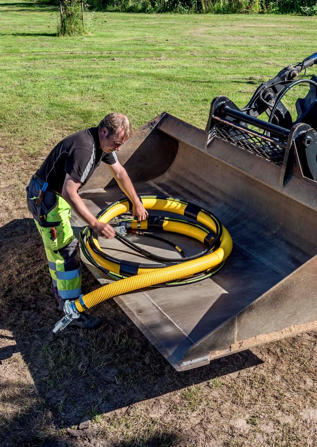 Cobra-pumpar Cobrapumpen är en hydrauldriven och bärbar pump som med sin låga vikt kan flyttas, transporteras och installeras för hand.