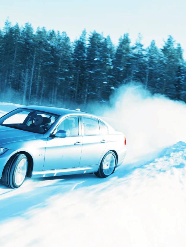FEST svikelse. Varken drivgrepp eller bromsförmåga lever upp till de krav man kan ställa på ett helt nytt vinterdäck. Michelin Alpin 4 är betydligt bättre.