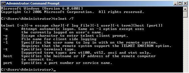 IOS - åtkomstmetoder En default Telnet-server startas när router startas. IOS innehåller också en Telnet-klient.