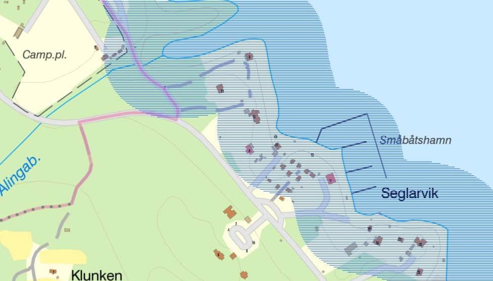 Enligt kommunens bedömning är det främsta hoten mot riksintresset är föroreningar som kan försämra vattenkvaliten samt undanträngning och störningar av känsliga naturmiljöer.