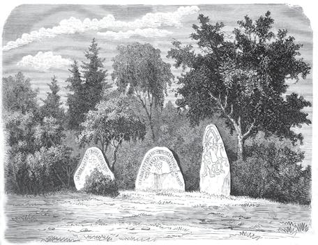 Kapitel 2 Bild. Runstenssamlingen i Marsvinsholms park, Skåne.