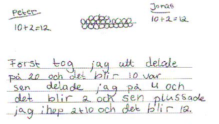 de flesta ritar först innan de ska räkna