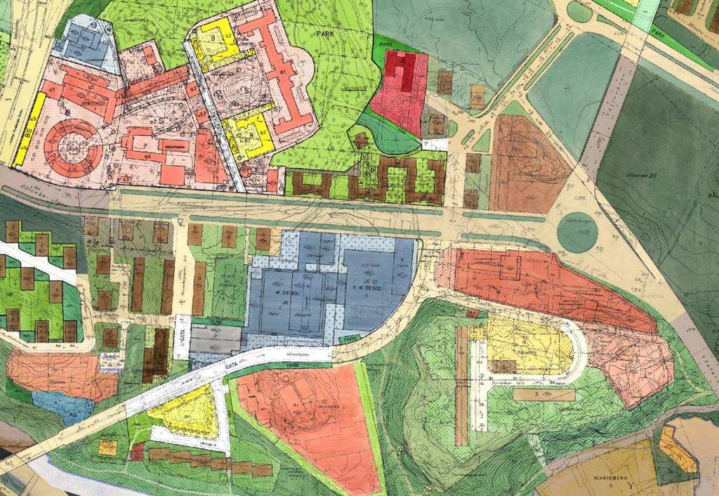 DNR 0-0- SID () Gällande planer Utdrag ur stadens planmosaik Godkänt dokument - Arne Fredlund, Stadsbyggnadskontoret Stockholm, 0-0-0, Dnr 0-0 Stadsbyggnadskontorets bedömning Kontoret bedömer att