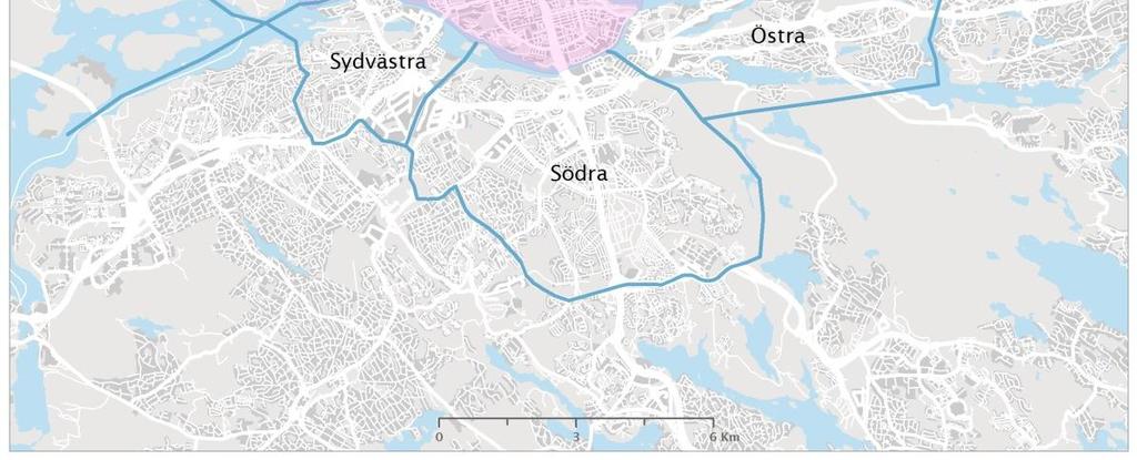 Trängselskattenivån är också lägre vid respektive snitt för att bättre anpassa nivån till trängseln i nätet.