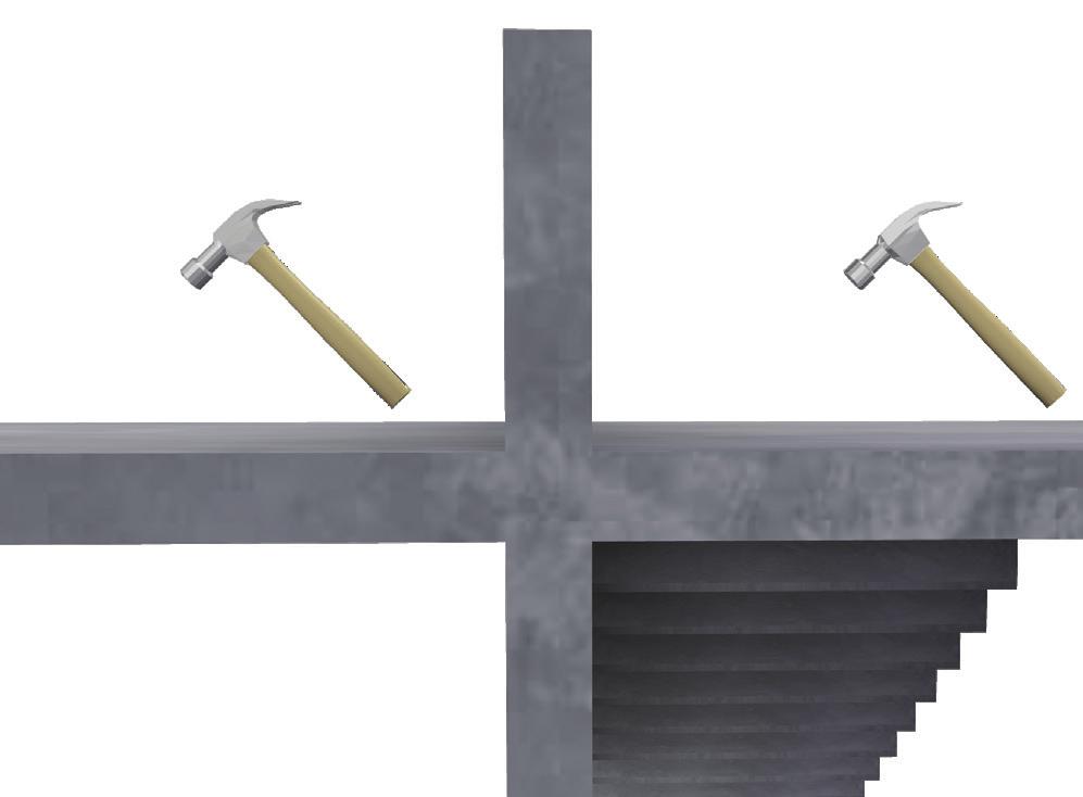 Stegljudsdämpning av betongbjälklag ger bättre inomhusklimat CC Höganäs erbjuder metod för dämpning av stegljud.