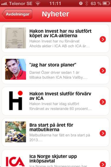 Appen, avdelning Nyheter Vad: