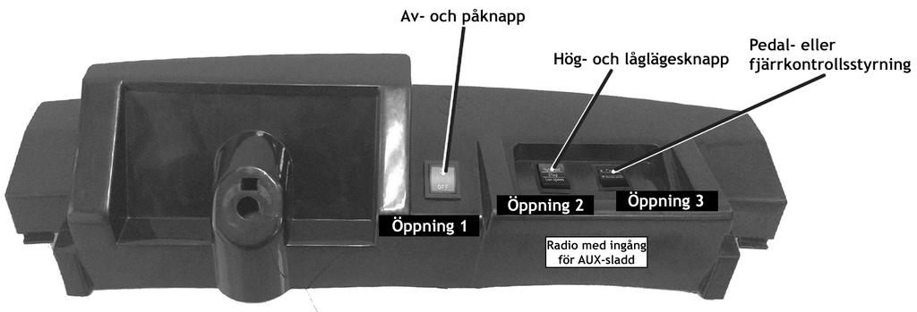 OBS: Det sitter i vissa fall ett plastskydd på batteripolen. Ta bort detta innan kabeln kopplas på.