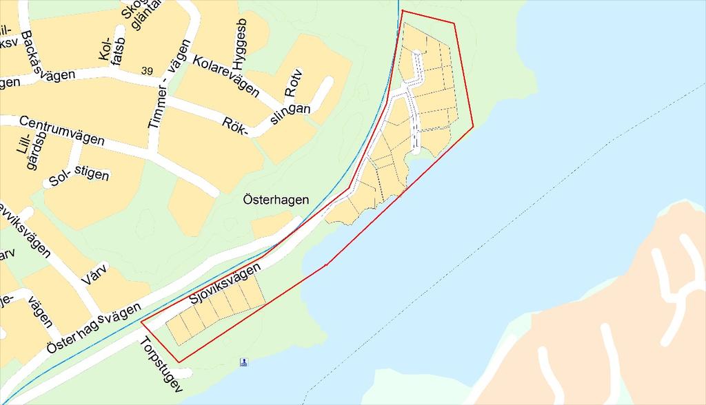 11. Sjöviksvägen Figur 2.11: Detaljkarta för Sjöviksvägen Recipient Drevviken.