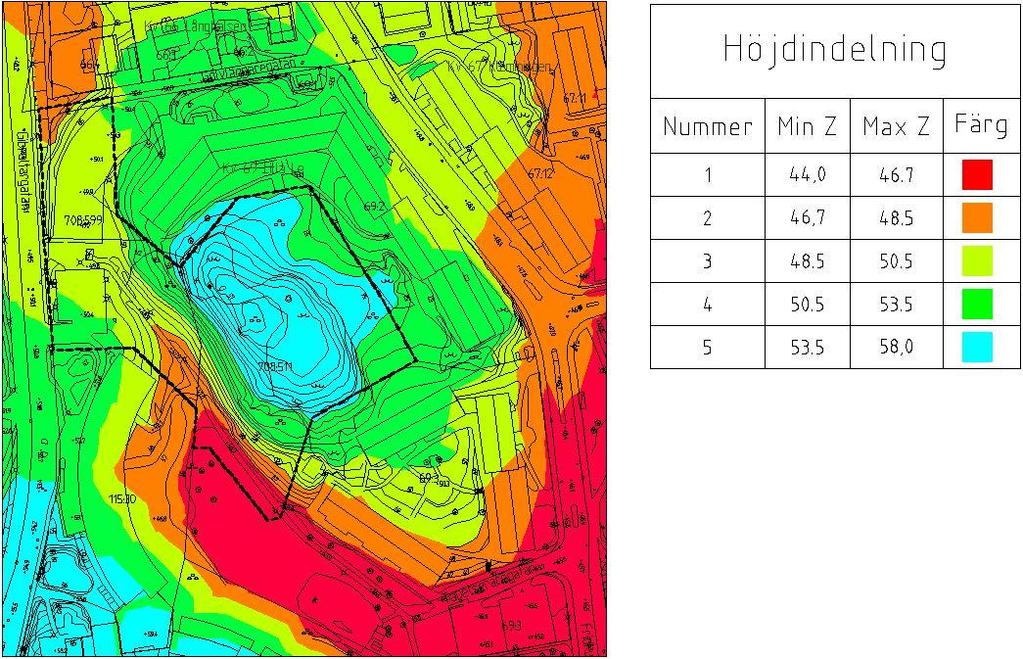 Från planområdets östra del avleds dagvattnet idag österut mot befintlig allmän kombiledning i Fridkullagatan, troligen via befintliga bostadshus dräneringssystem eftersom inga ytvattenbrunnar