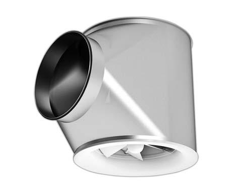 Dimensioner B H Ød H/ Beskrivning är ett rotationsdon (RCW) med integrerad låda, speciellt lämpligt för lokaler med stor takhöjd.