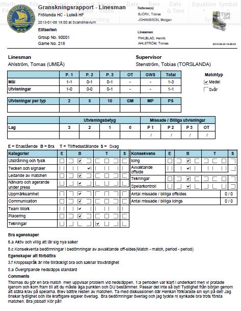 Linjedomare (protokoll 3) ) -
