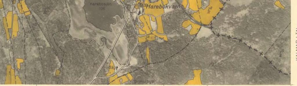 En karta från början av 1940-talet