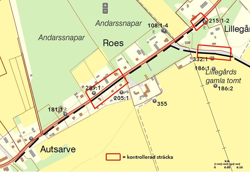 1. Bakgrund Arendus har på uppdrag av Länsstyrelsen Gotlands län utfört en arkeologisk förundersökning i form av schaktningsövervakning vid RAÄ Rone 182:1, 289:1, 205:1, 355, 215:1-2, 186:1 och 332:1