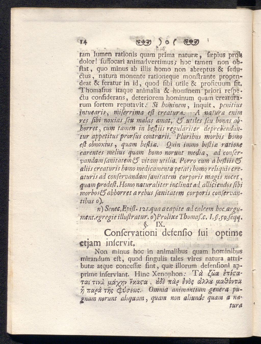 '»4 (SJ-3 ) o t «Ä3? M' ' fam lumen rationis quam prima naturs, fspius prä dolor!