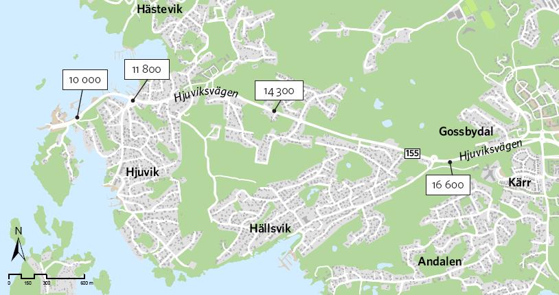 2 Områdes-/objektsbeskrivning I detta kapitel ges en översiktlig beskrivning av vägsträckan med omgivning. 2.