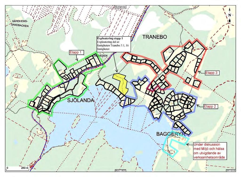 VA byggs ut i tre etapper Första etappen (grönt) byggs jan 2018 maj2018 Andra etappen (lila) byggs 2018-2020 Tredje