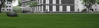 Den indragna översta våningen bryter höjden på huset och bidrar till att