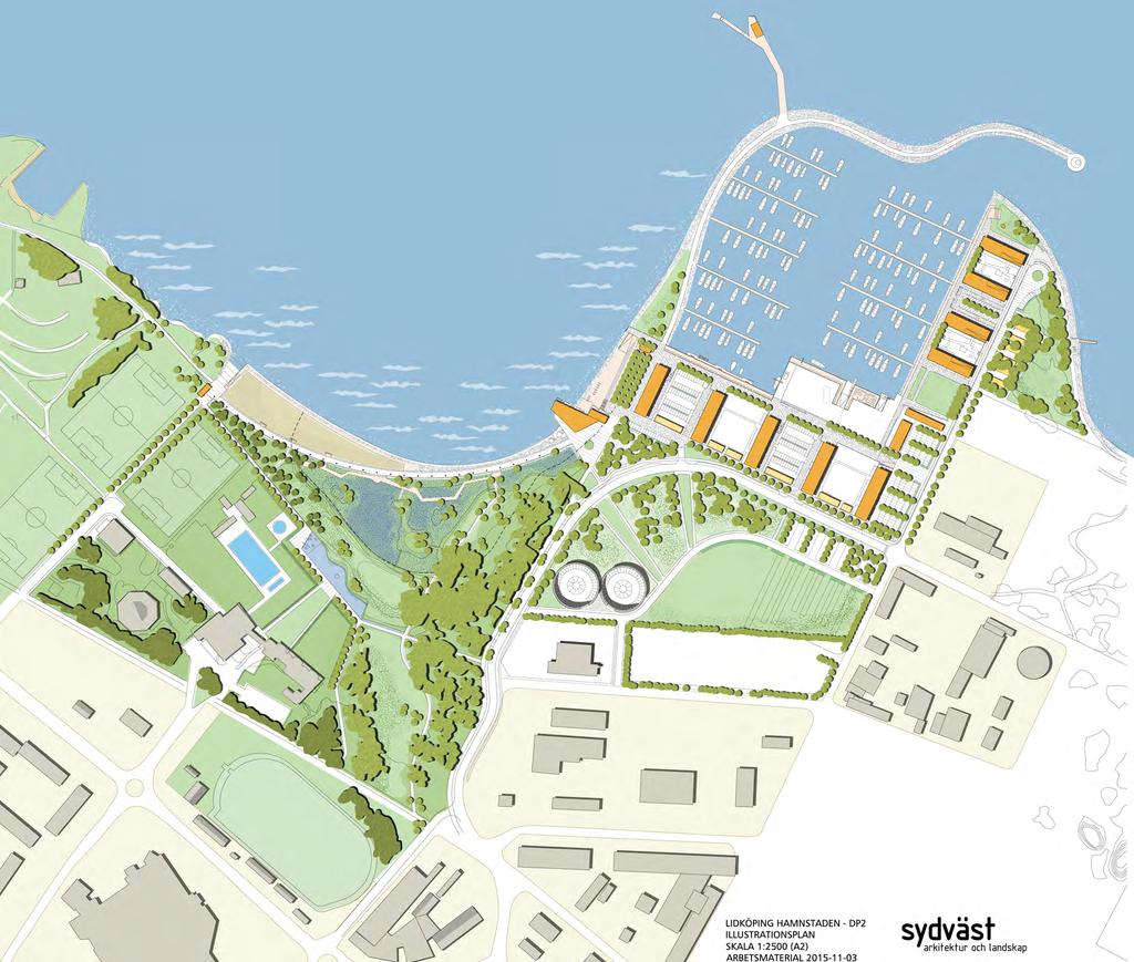 HAMNSTADEN OCH FRAMNÄSPARKEN 10 9 15 17 14 16 18 5 4 3 19 1 6 7 8 11 12 13 17 2 20 bef. strandlinje 22 21 17 23 bef. vegetation 24 17 INNEHÅLL: 1. Strandstabiliserande klädd spont 9. Ny vågbrytare 18.