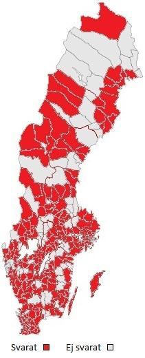Medelvärde svarsfrekvens [%] 3.2. Resultat - förstudie I tabell 3.