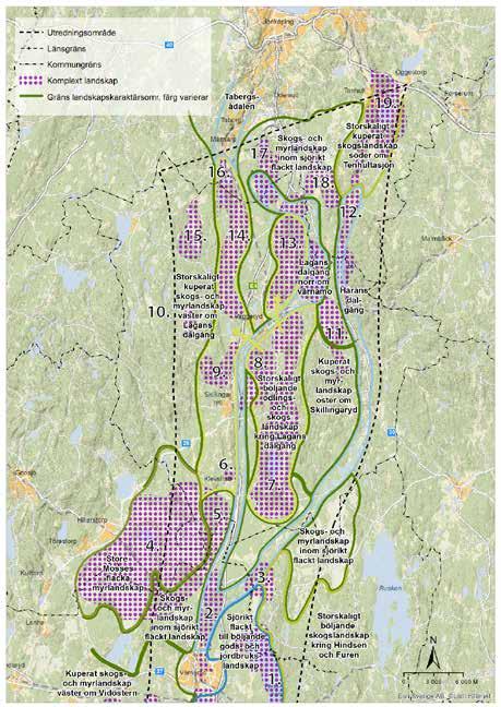 4.12 Samlad bild 19. Uvaberget Tenhult, är riksintresse för naturvård. Området består av en bergbrant med barrskogsnatur som ansluter till Tenhultasjöns sydvästra del.