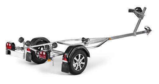 5015U SMIDIGA OBROMSADE TRAILERS FÖR MINDRE BÅTAR Justerbart vinschstativ.