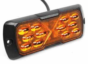 599:- BLIXTLJUS LED LED, 12-24V DC, 9W, IP68, klar lins, E-märkt enligt