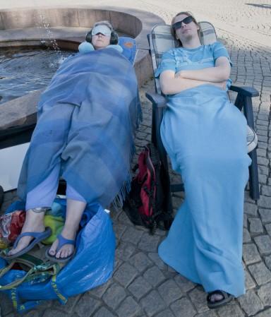På internationella ME-dagen passade vi i stödgruppen i Mariestad på att hålla en manifestation på torget i Mariestad.