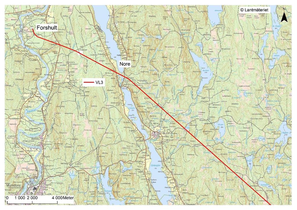 1. Bakgrund och syfte med ledningen Ellevio (f.d. Fortum Distribution AB) planerar att bygga om den befintliga 145 kv ledningen mellan Forshult och Kalhyttan i Hagfors och Filipstad kommuner i Värmlands län.