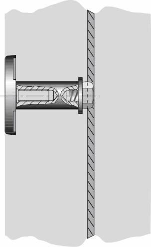 galvaniserat stål Värmetålig skyddsfolie Tester och standarder: VDE 0101 EN 50522 Kompletteras med anslutningsbult Z-B-M12.