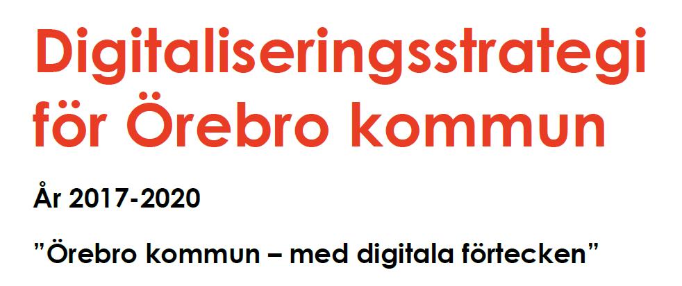 Digitaliseringsstrategi Allt som