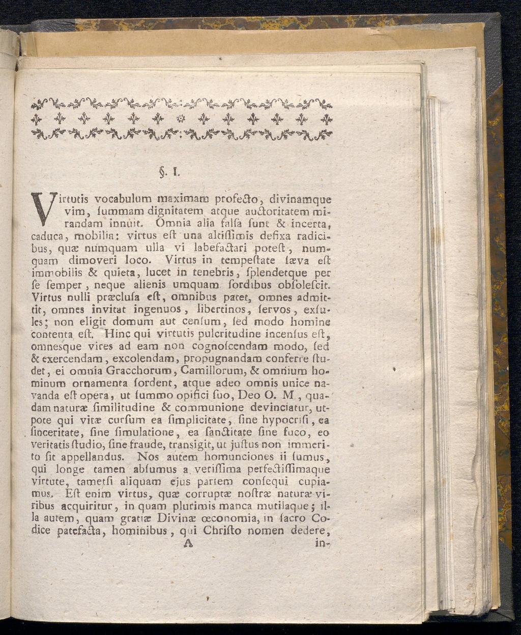 *tfx* jfyv *a V J$ ^ jfyr ^ ^ ^ i- vira, iummarn dignitatem atque au&oritatern mirandam mnüit.