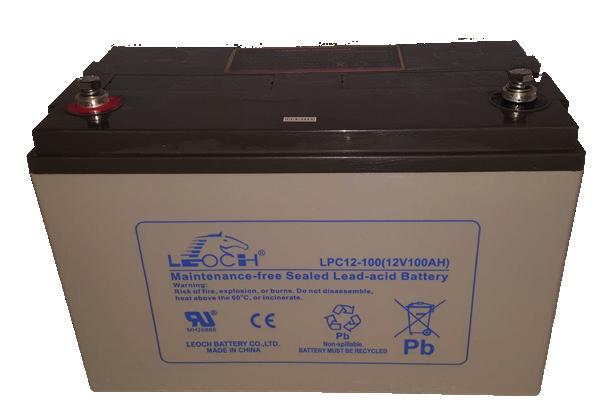AGM BATTERIER: AGM BATTERIER LPC 75Ah AGM batteri 75Ah depp-cycle AGM >600