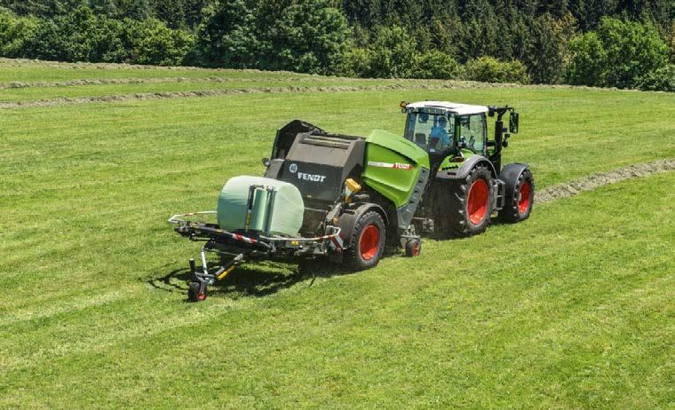 Den förstklassiga skärrotorn med sex pinnar på varje ring och Xtracut 25-bordet gör processen kort med ditt gräs. Blockeringar förhindras på ett pålitligt sätt med HydroflexControl.