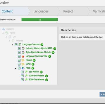 Några av de stora fördelarna med att integrera och automatisera översättningsarbetet med hjälp av LanguageWires Sitecore Connector är att du kan: Korta tiden till marknaden Undvika irriterande