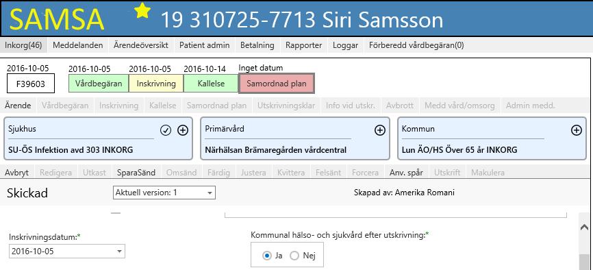 Klicka på Redigera. Fyll i tidpunkt för mötet om detta inte är gjort 4.