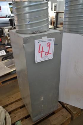 Ventilationsljuddämpare, infästning Ø