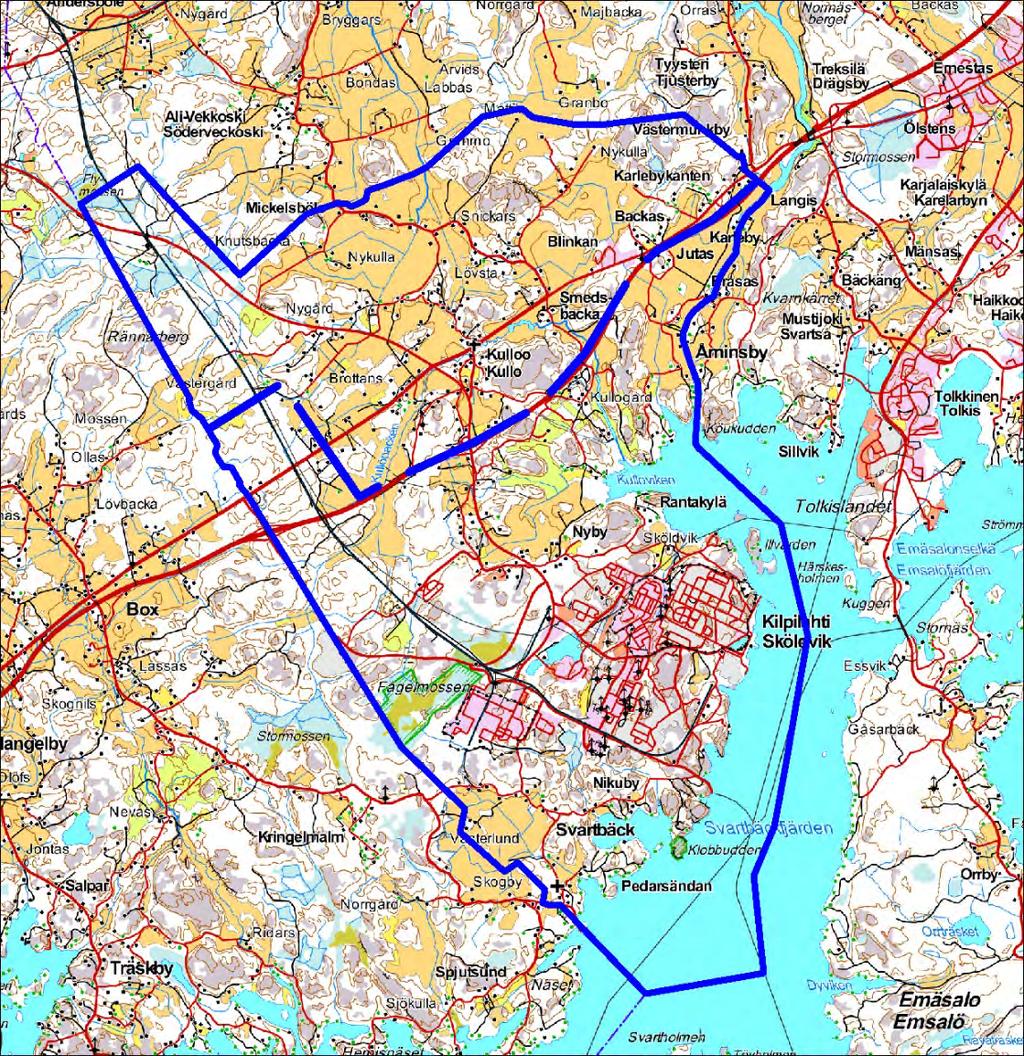 OMRÅDET KULLO - MICKELSBÖLE OCH DELGENERALPLAN FÖR SKÖLDVIK