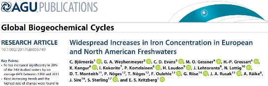 Global Biogeochemical Cycle * - * Hammar J, Axenrot T, Degerman E, et al; Smelt (Osmerus eperlanus): Glacial relict, planktivore, predator, competitor, and key prey for the endangered Arctic char in