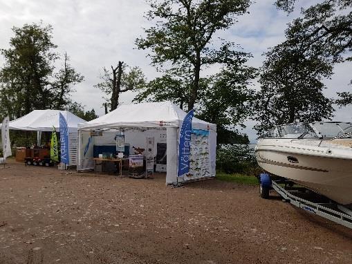 På östra sidan om Vättern finns studier på fria vattenvägar i Motala ströms huvudfåra från Bråviken till Vättern: Därmed är en vision Från Östersjön till Unden inte osannolik. Figur 31.