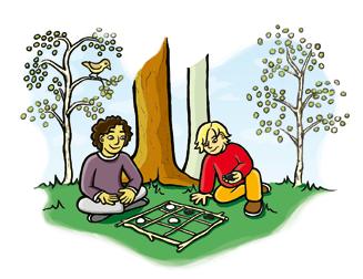 Nya toppskott varje år Frö 0 år 1 år 2 år 3 år 4 år Du kan se på stubbar hur gammalt trädet var när det höggs ner.