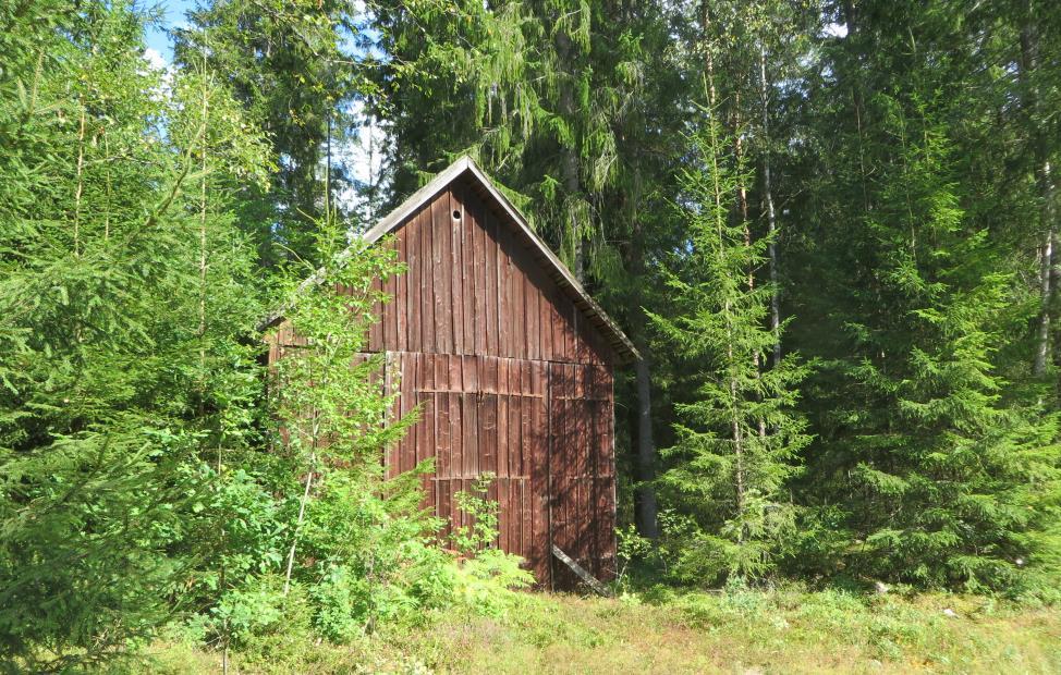 Det av byborna gemensamt ägda skjulet för