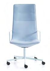 OMT XL esign unilla llard 2016 lounge stol & karmstol Lackerat eller förkromat 4-fot snurrstativ, 360, med autoretur och låsbar vippfunktion. lidfot.