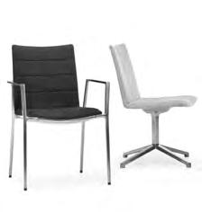 RHL esign Johannes oersom & Peter Hiort-Lorenzen 2011/2012/2013 stol & karmstol Stativ av gjuten återvunnen aluminium, strukturlackerad (NS S1002-Y vit, alt. S00-N grafit) eller polerad. lidfötter.