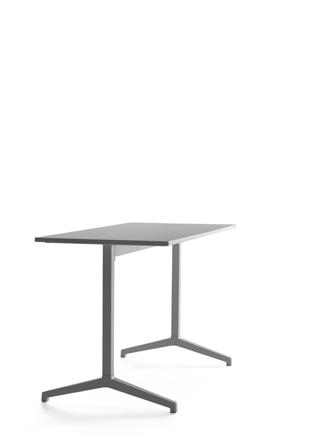 RHL T esign Johannes oersom & Peter Hiort-Lorenzen 2014 bord Stativ med pelare av, i standardfärg, strukturlackerat eller förkromat 40x40mm stålrör och fot av pressgjuten, i standardfärg,
