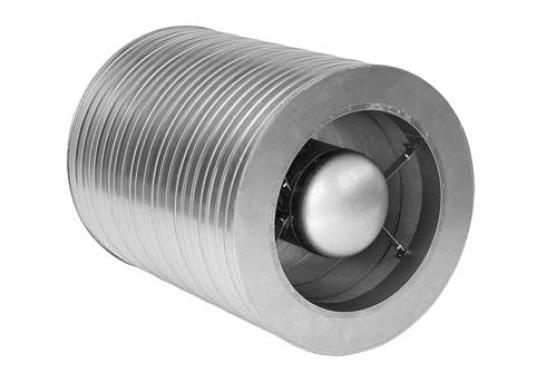 Figur 10: SLGPU 100 (http://www.lindab.com/se/private/products/pages/slgpu- 100.aspx) Dämpningen ligger totalt på ca 16-19 db för fläktutloppen räknat i oktavband.