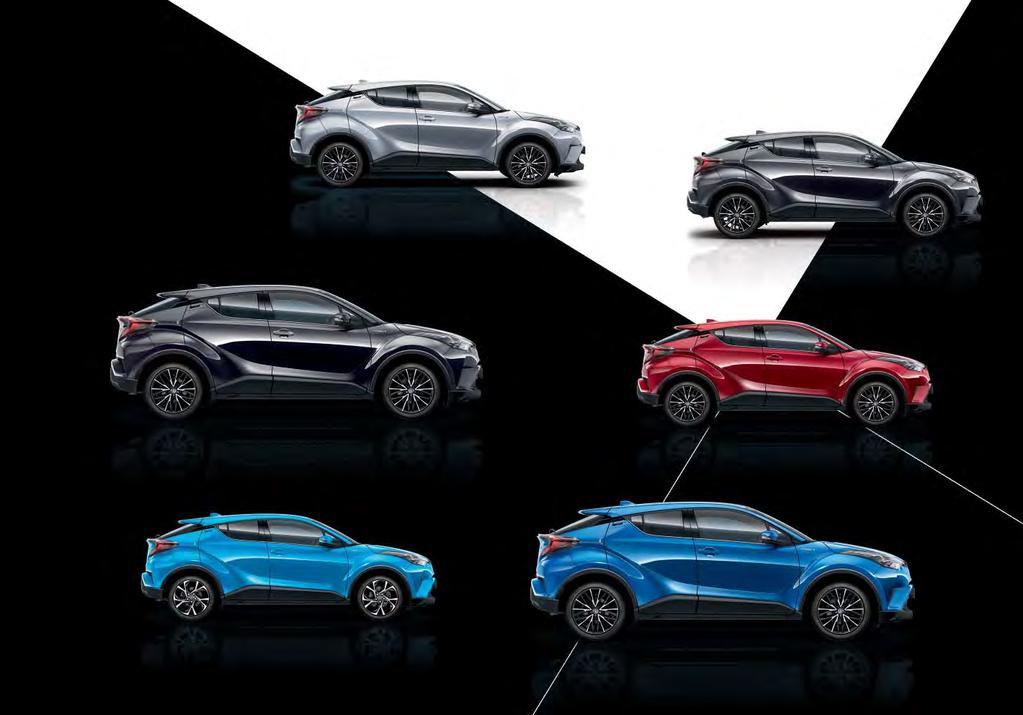 1F7 Silver Metallic** 1G3 Grey Metallic** 209 Black Mica** 3T3 Tokyo Red 8W9 Cyan Metallic** 8X2 Nebula Blue Metallic