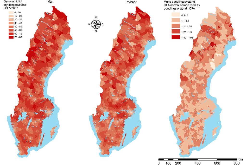 percentiler för män respektive kvinnor.