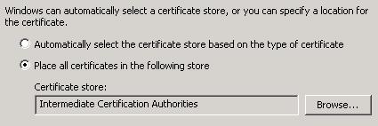 Certificates. 9. Höger klicka på Certificates och välj All-Tasks och Import. 10.