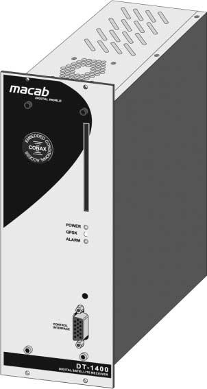 Framsida * Fläkt Kortläsare På indikering = grön LED QPSK-lock = gul LED Alarm = röd LED Reset-knapp Anslutning för programmeringsenhet * Fläkten är temparaturstyrd och