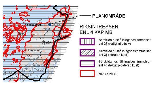 Särskilda hushållningsbestämmelser, 4 kap MB Hela Skaftö omfattas av särskilda hushållningsbestämmelser enligt miljöbalkens 4:e kapitel och är av riksintresse med hänsyn till de natur- och
